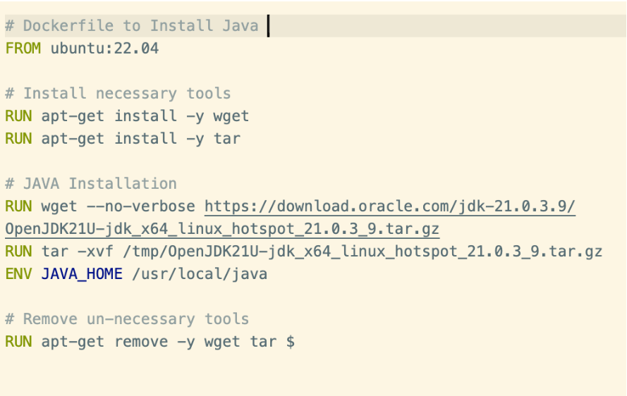 Docker Image Before Change